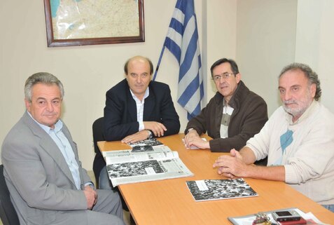 Συνάντηση-Συζήτηση Νίκου Νικολόπουλου με το  προεδρείο της ΝΟΔΕ (&Δηλώσεις για το Μουσείο της Πάτρας)
