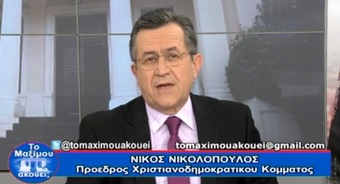 Νίκος Νικολόπουλος: Η κυβέρνηση έχει υποχρέωση να μην αποδέχεται ασμένως τα νέα μέτρα που απαιτεί η Τρόικα