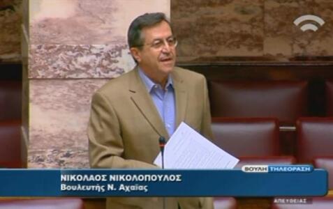 Νίκος Νικολόπουλος: Ο Τσακαλώτος- θέλει, δεν θέλει- θα πει που πάνε τα λεφτά της εισφοράς!