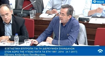 Νίκος Νικολόπουλος: Εξέταση Αλ.Πανεθυμιτάκη από Ν.Νικολόπουλο στην Εξ.Επιτροπή για τα σκάνδαλα στην υγεία