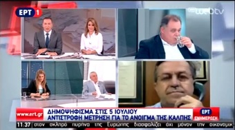 Νίκος Νικολόπουλος: Ο Ελληνικός λαός μάχεται δίπλα στην κυβέρνηση. ΕΡΤ Ενημέρωση