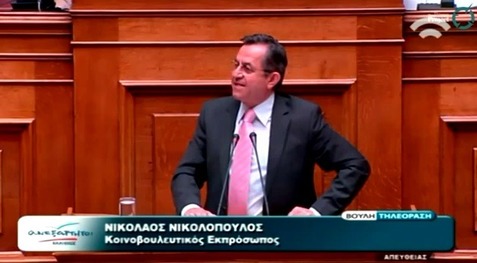 Νίκος Νικολόπουλος: Επίθεση Νικολόπουλου σε Στουρνάρα