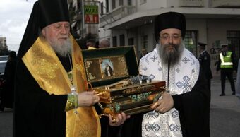 Ιερό Λείψανο του Οσίου Σεραφείμ του Σάρωφ υποδέχθηκε η Πάτρα (ΦΩΤΟ)