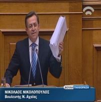 Επίκαιρη ερώτηση για τα κόκκινα δάνεια κατέθεσε ο Νίκος Νικολόπουλος