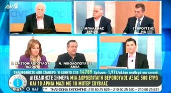 Νίκος Νικολόπουλος: Η στρατηγική της πίεσης οδηγεί νωρίτερα στην συμφωνία.Πρωινό Αnt1