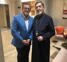 Με τον Αρχιεπίσκοπο Κεντρώας Αμερικής συναντήθηκε ο Νίκος Νικολόπουλος