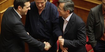 Η χειραψία των Προέδρων