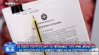 Νίκος Νικολόπουλος: Σε ποιους Υπουργούς αντί για «μποναμάς»τους ήρθε μπιλιετάκι…