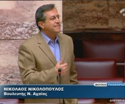 Νικολόπουλος:Δεν ψηφίζω τον προϋπολογισμό γιατί φέρνει μία νέα καταιγίδα φόρων
