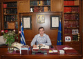 Ν. Νικολόπουλος στο γρραφείο του