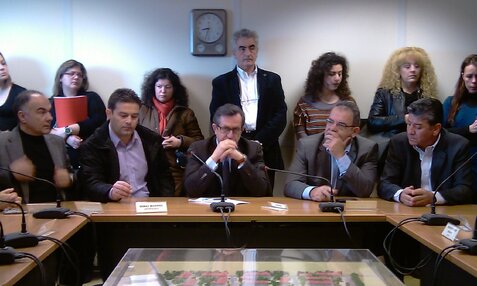 Ο Υπεύθυνος του Τομέα Πολιτικής Ευθύνης Εργασίας και Κοινωνικής Ασφάλισης της Νέας Δημοκρατίας, Βουλευτής Αχαΐας κ. Νίκος Νικολόπουλος, συνοδευόμενος από το γραμματέα του Τομέα κ. Δημήτρη Κοντό, τον πρώην πρόεδρο του ΟΕΚ κ. Αντώνη Σελλιανάκη και άλλα στελέχη, επισκέφθηκε τον Οργανισμό Εργατικής Κατοικίας.
