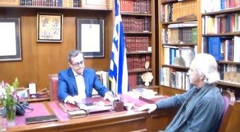 Προεκλογική "ανάκριση" Νίκου Νικολόπουλου από τον Γιάννη Ντάσκα