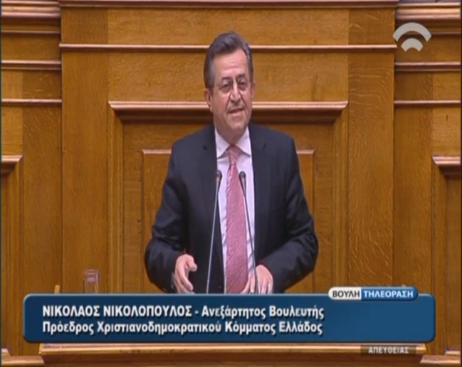 Νίκος Νικολόπουλος: «Η ανάπτυξη της χώρας δεν θα έρθει με την βοήθεια  που θα δώσει ο παππούς και η γιαγιά στα παιδιά και στα εγγόνια τους».