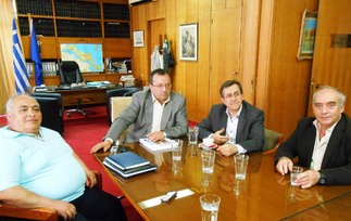 Ο Νίκος Νικολόπουλος επισκέφθηκε το Επιμελητήριο Ευβοίας