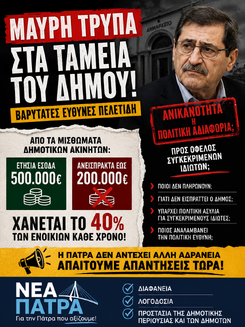 Ανικανότητα ή πολιτική ανοχή στη “μαύρη τρύπα” των δημοτικών μισθωμάτων;
