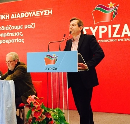 Ν. Νικολόπουλος: Αναγκαίο ένα Εθνικό Σχέδιο Ανασυγκρότησης Εκπροσωπεί τους ΑΝΕΛ στην Περιφερειακή Σύσκεψη ΣΥΡΙΖΑ για την Οικονομία στην Τρίπολη