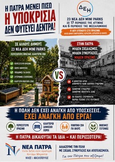 ΝΕΑ ΠΑΤΡΑ Η Υποκρισία δεν φυτεύει δέντρα