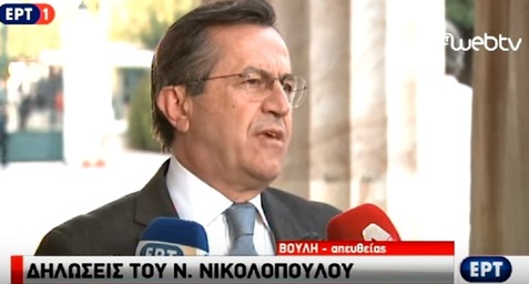 Νίκος Νικολόπουλος: Δήλωση Νίκου Νικολόπουλου στην ΕΡΤ σχετικά με δηλώσεις Πάνου Καμμενου 19/11/2015