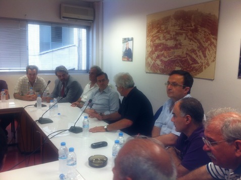 Επίσκεψη στα γραφεία της Ομοσπονδίας ΕΛΤΑ.