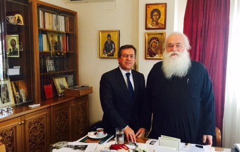 ΣΥΝΑΝΤΗΣΕΙΣ Ν. ΝΙΚΟΛΟΠΟΥΛΟΥ ΜΕ ΤΟΝ ΜΗΤΡΟΠΟΛΙΤΗ ΠΟΛΥΑΝΗΣ ΚΑΙ ΚΙΛΚΙΣΙΟΥ  «Ελλάδα και Ορθοδοξία, μία αδιάσπαστη ενότητα»