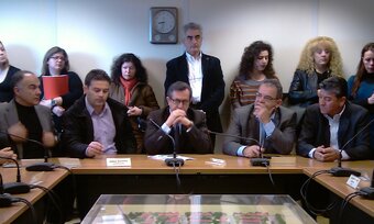Ο Υπεύθυνος του Τομέα Πολιτικής Ευθύνης Εργασίας και Κοινωνικής Ασφάλισης της Νέας Δημοκρατίας, Βουλευτής Αχαΐας κ. Νίκος Νικολόπουλος, συνοδευόμενος από το γραμματέα του Τομέα κ. Δημήτρη Κοντό, τον πρώην πρόεδρο του ΟΕΚ κ. Αντώνη Σελλιανάκη και άλλα στελέχη, επισκέφθηκε τον Οργανισμό Εργατικής Κατοικίας.