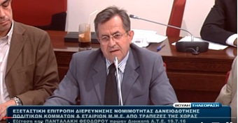Νίκος Νικολόπουλος:Εξεταστική:Τα ερωτήματα Νικολόπουλου στο πρώην Πρόεδρο της ΑΤΕ